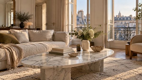 Top 5 designs de tables basses en marbre pour un espace élégant