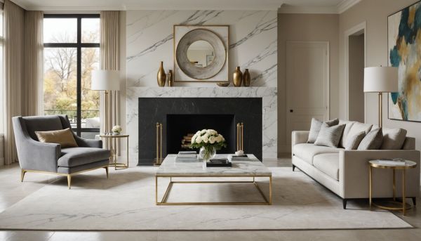 Transformez votre espace avec des tables basses en marbre chic